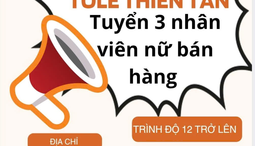 THÔNG BÁO TUYỂN DỤNG NHÂN SỰ